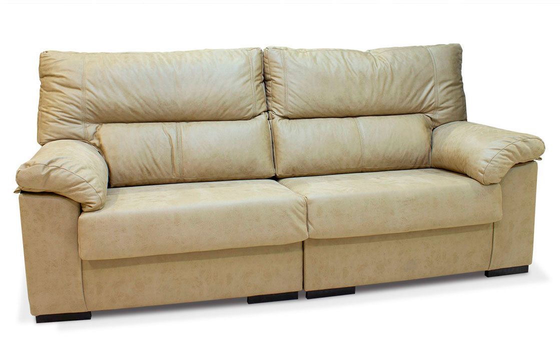 Sofá 3 plazas maxi en color magnolia piedra Rapimueble