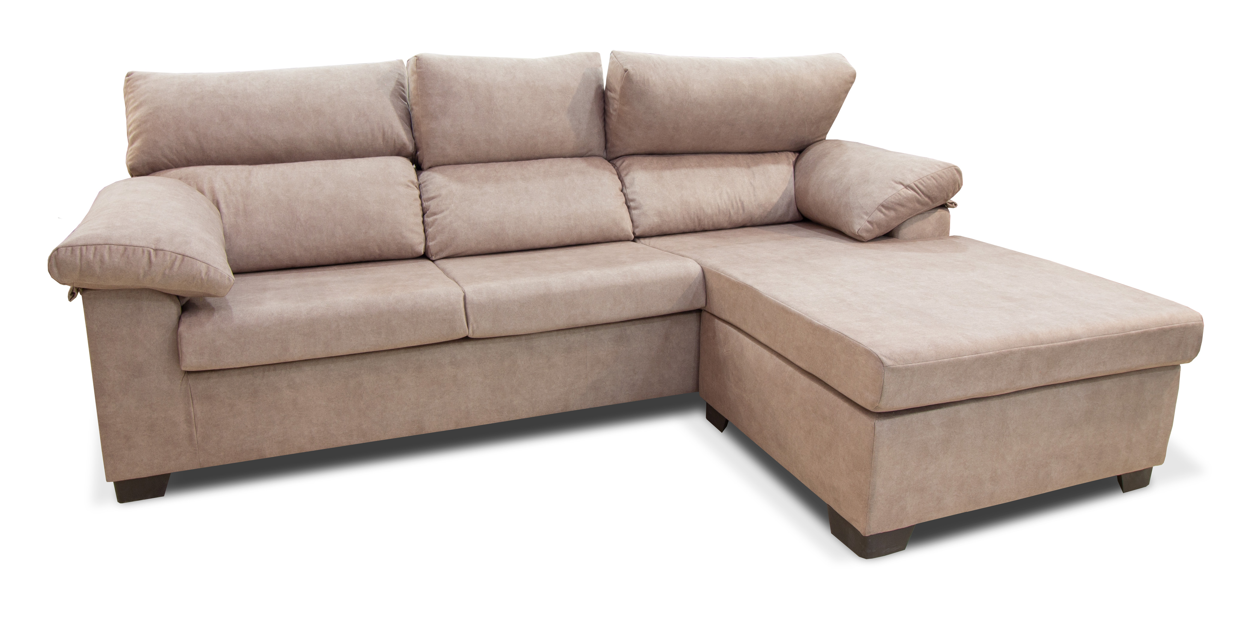 Sofá 3 plazas con chaiselongue reversible Rapimueble