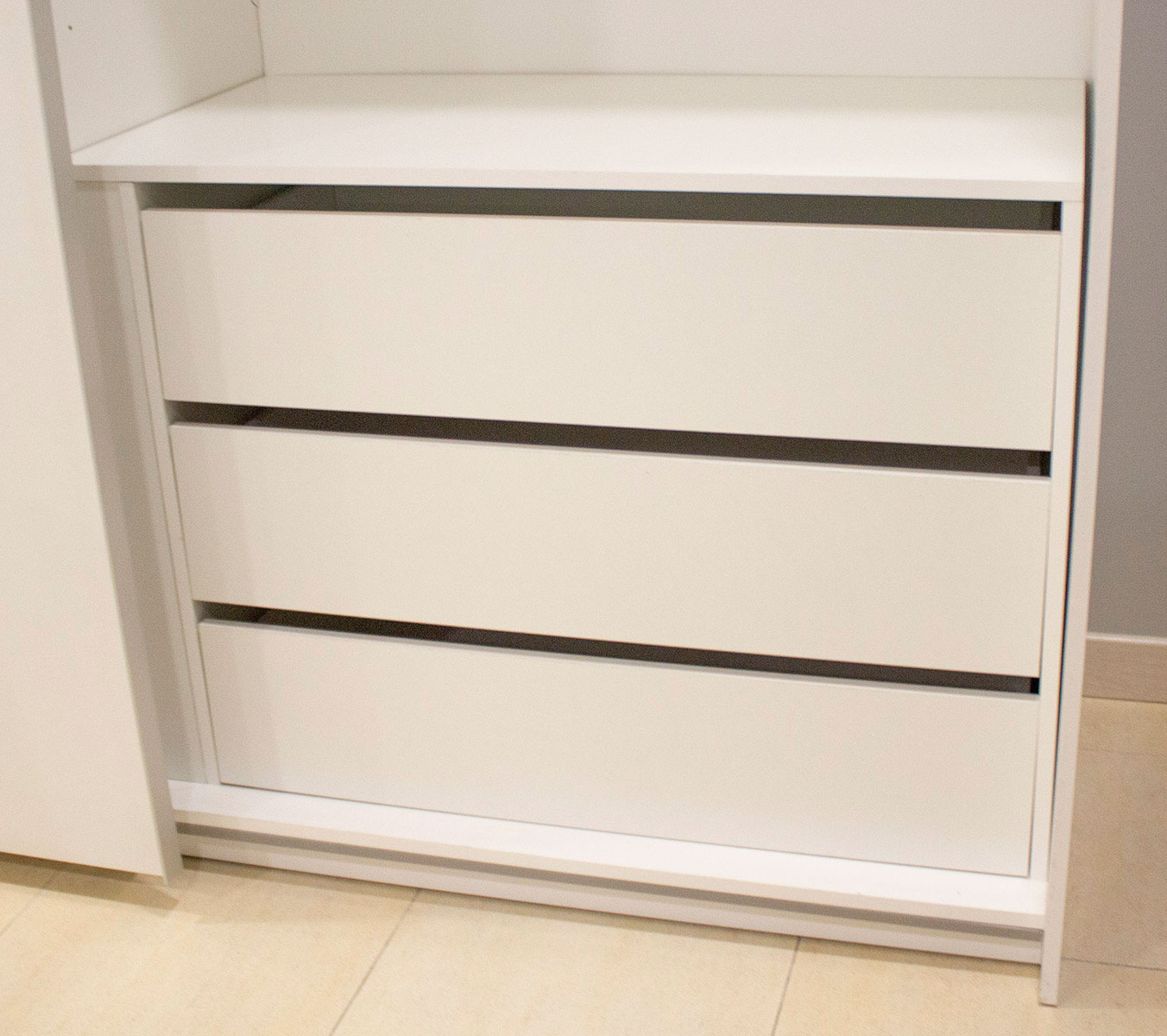 Cajonera 3 cajones en blanco Rapimueble