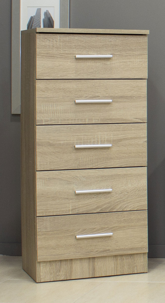 Sinfonier 5 cajones en roble cambrian Rapimueble