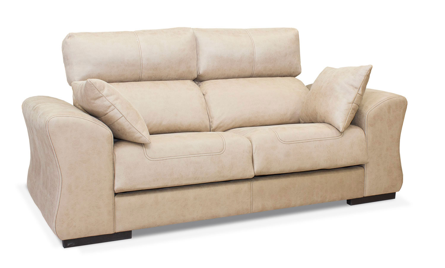 Sofá de 2 plazas magnolia piedra Rapimueble