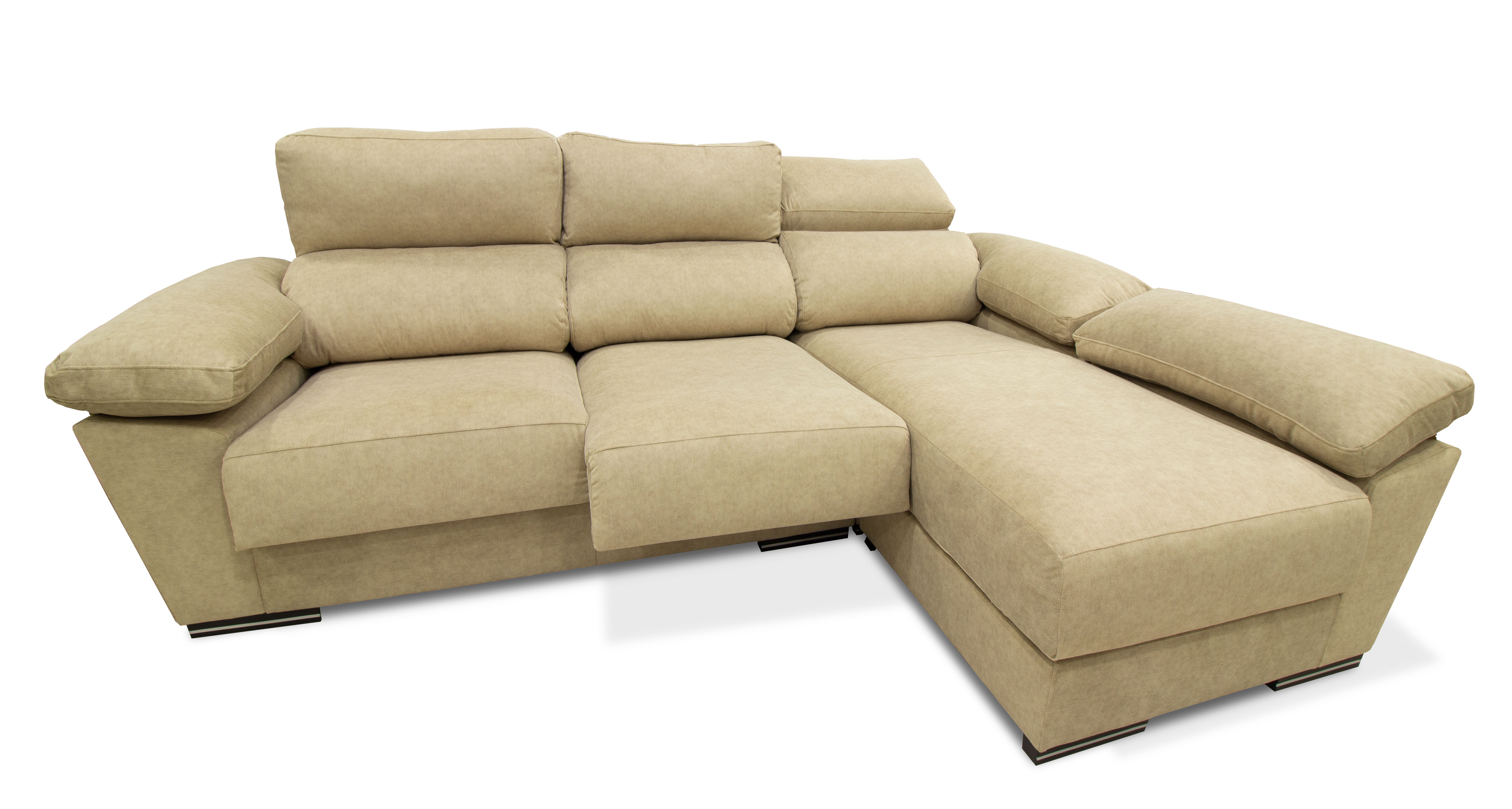 Sofá 3 plazas con Chaiselongue reversible modelo Gink Rapimueble