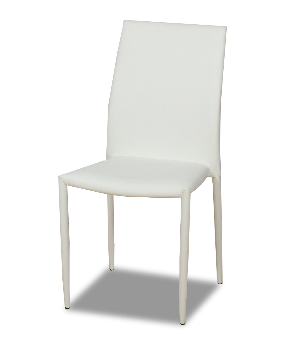 Silla pvc blanca Rapimueble