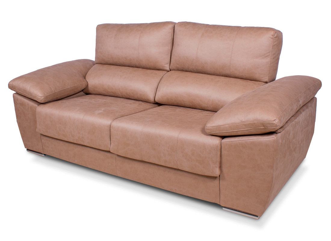 Sofá 2 plazas con asientos viscoelásticos Rapimueble