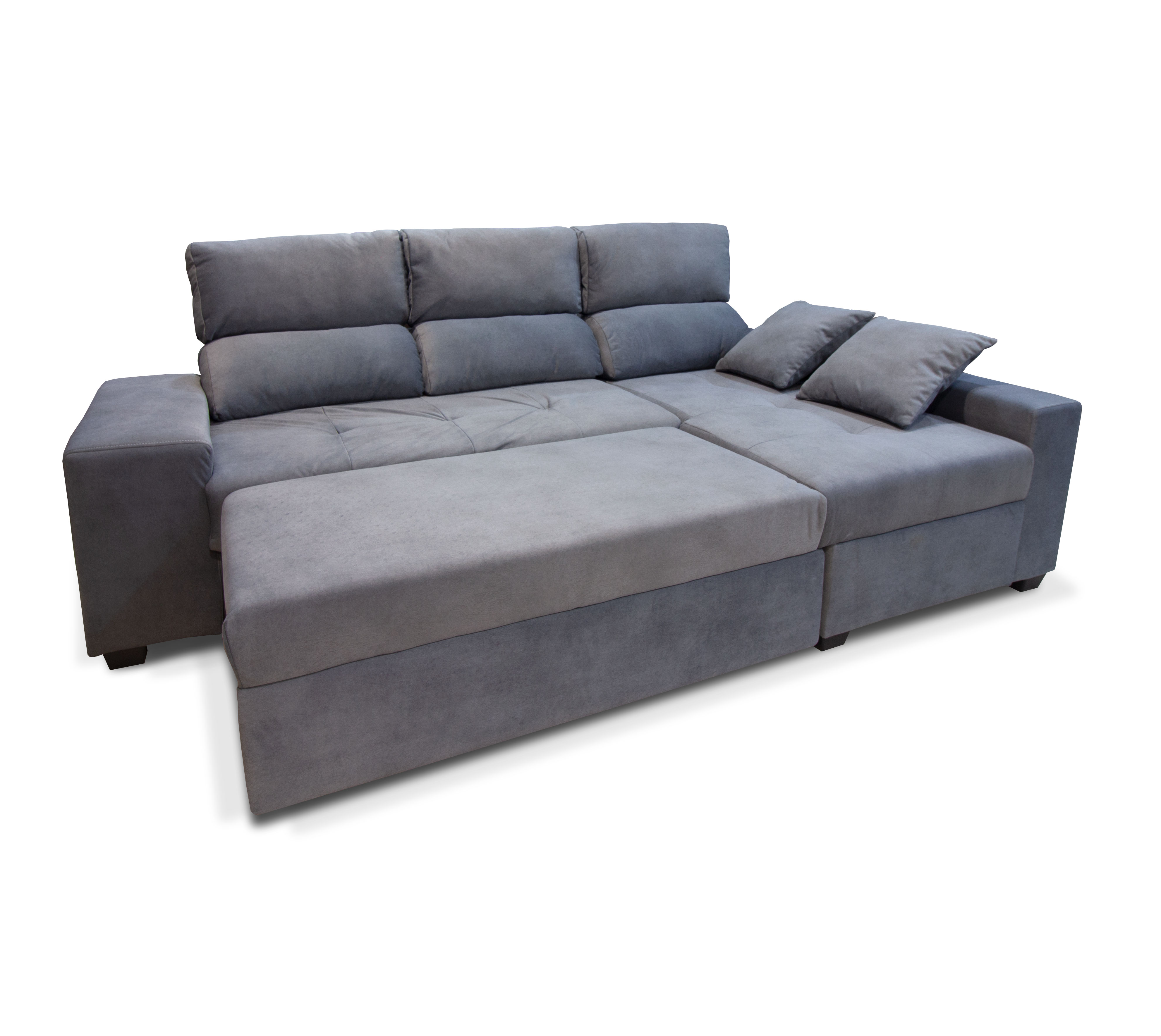 Sofá 3 plazas con chaiselongue más cama Rapimueble