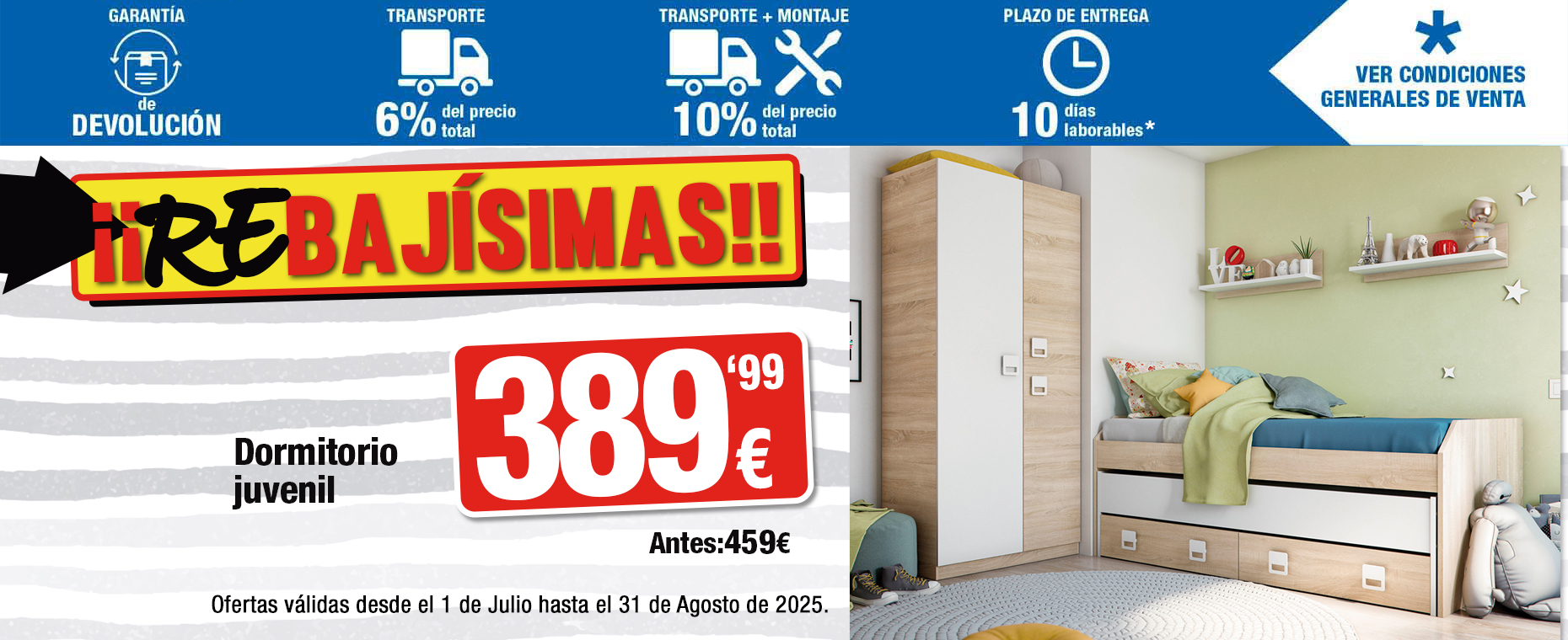 REBAJAS JULIO-AGOSTO 