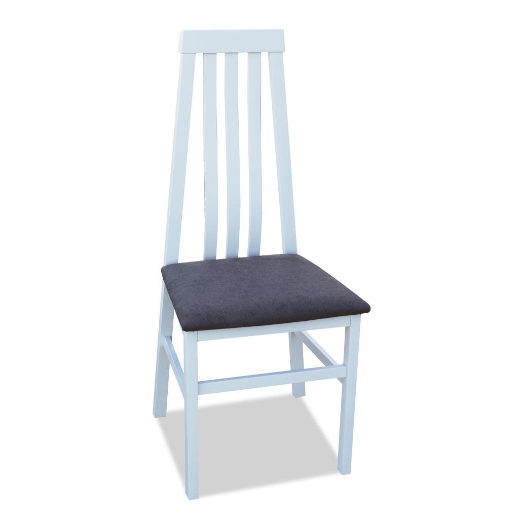 silla comedor blanca comoda gris