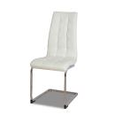 sillas muebles de salon asiento tapizado en blanco