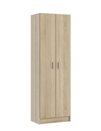 armarios en color roble canadian estantes 2 puertas