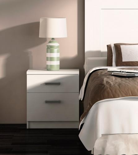 Mesita cajones color blanco poro muebles baratos juveniles