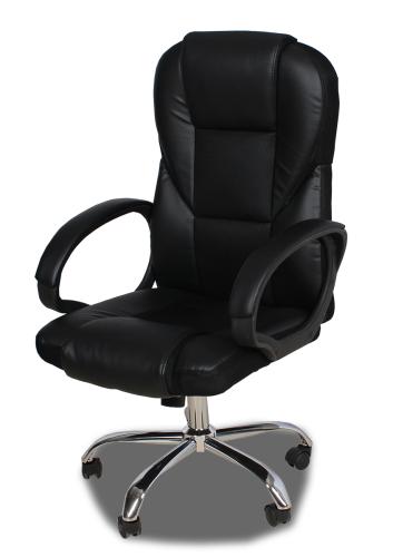 sillon giratorio en color negro mesa escritorio brazos ajustable