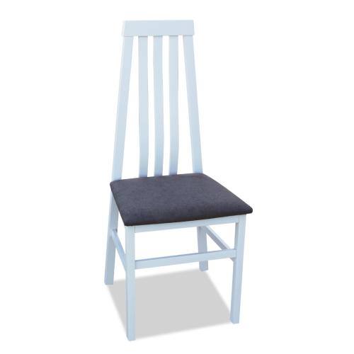 silla comedor blanca comoda gris