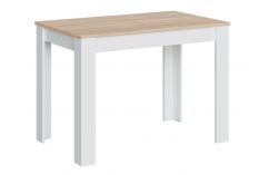 mesa comedor muebles baratos modernos blanco y roble canadian