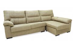 chaiselongue reversible de 3 plazas en beige cómodo