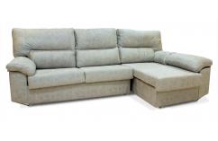 chaiselongue reversible sofá 3 plazas muebles baratos en gris