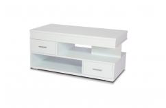 mesa de centro blanco cajones elevable mueble sala comedor