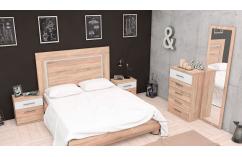 moderno dormitorio matrimonio muebles baratos blanco roble cambrian