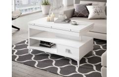 mesa centro elevable blanco poro moderna muebles baratos
