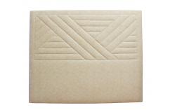 cabecero matrimonio beige tapizado