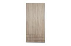 Armario alto Use 2P 3B roble 180x58.9x37 cm