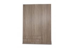 Armario alto Use 2P 3B roble 180x58.9x37 cm