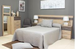 muebles baratos en roble cambrian dormitorio de matrimonio nassar