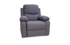 sillón relax manuel en gris marengo oscuro cómodo