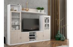 moderna composicion mueble salon muebles baratos roble blanco