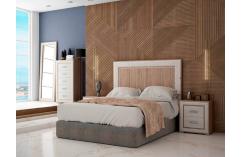 dormitorio de matrimonio roble cambrian roble claro moderno muebles baratos