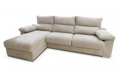 sofas 3 plazas chaiselongue izquierda cama color tierra confor