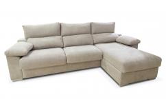 sofas 3 plazas chaislongue derecha cama color gris confor