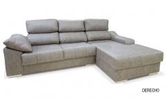 chaiselongue derecha izquierda moderno gris cómodo