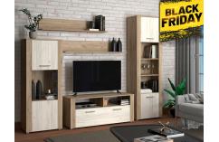 composición moderna en color roble moderna