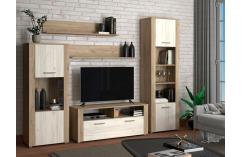 composición moderna en color roble moderna