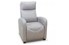 sillon relax manual gris cemento moderno sillones