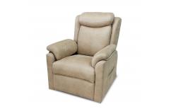 sillon relax palanca americana en beige magnolia moderno