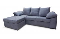 chasielongue sofa comodo en gris azulado reversible