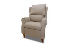 butaca moderna orejera beige salones
