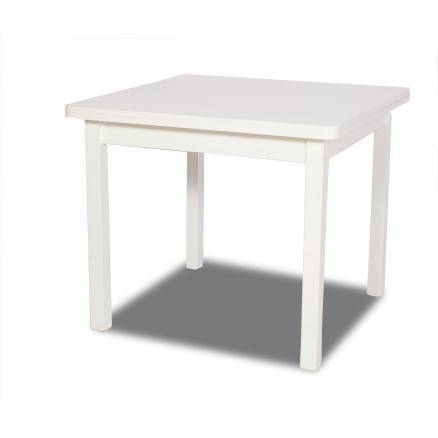 Mesa comedor 90x90 extensible blanca mate