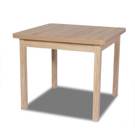 Mesa Comedor Extensible Libro Fred 90-180 Grafito/Roble