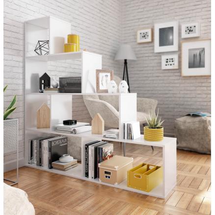 estantes en color blanco muebles baratos estanteria