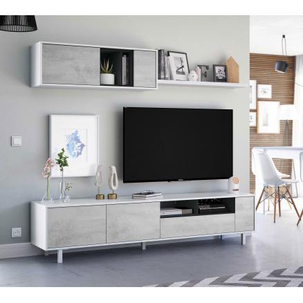 apilable de salón muebles baratos gris y blanco moderno