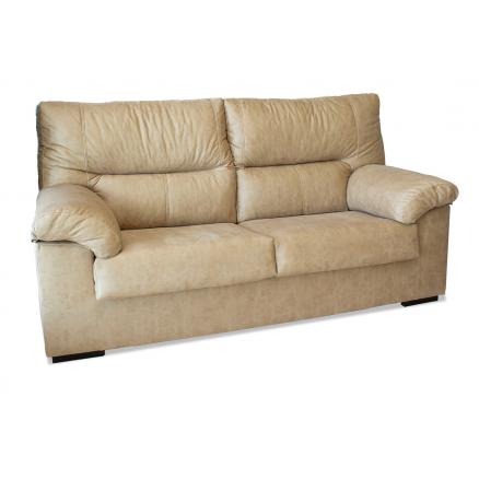 sofa cómoda de 2 plazas beige confort