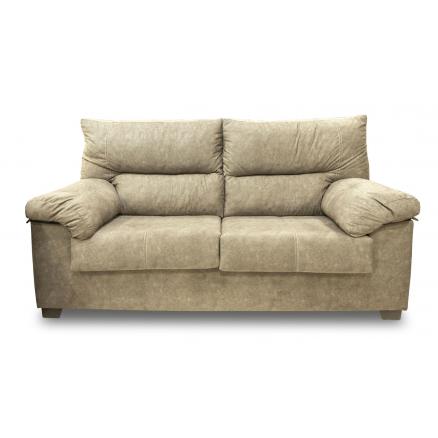sofas baratos moderno 3 plazas color tierra resistente