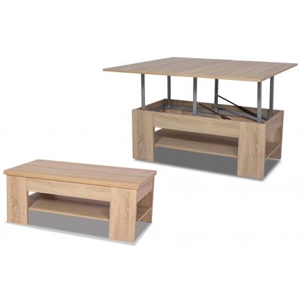 Mesa De Centro Convertible En Roble Cambrian Rapimueble