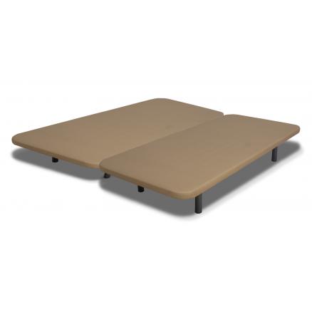 conjunto bases tapizadas 200x200 color beige