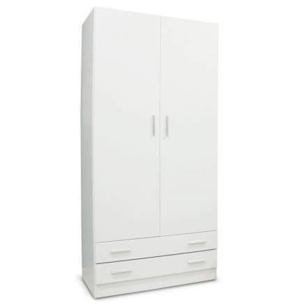 Armario blanco 2 abatibles | Rapimueble