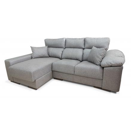 chaiselongue reversible 3 plazas color gris suave confort alcon