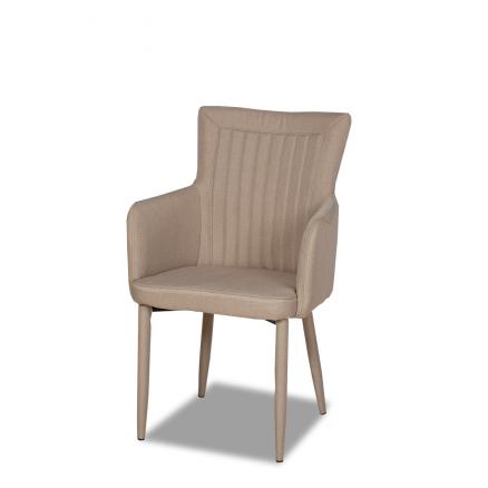 sillas muebles salon en color beige muebles baratos ecopiel