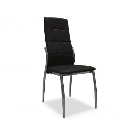 silla en color negro, silla